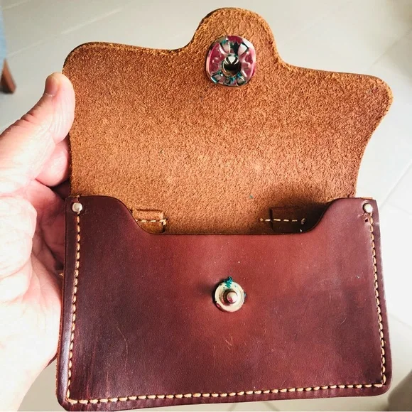 Bucheimer Leather Ammo Belt Pouch Holder Hunting Storage Case #157 A - Picture 4 of 6